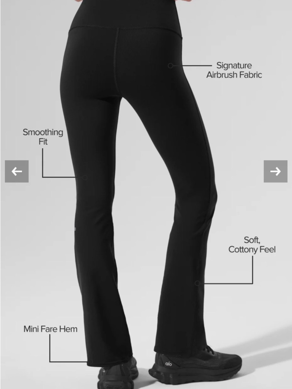Alo Airbrush High-Waist 7/8 Bootcut Legging - Picture 4 of 7